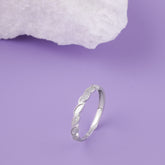 Silver Leaf Adjustable Ring